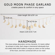 Moon Decor | Gold Garland (13 Moons)