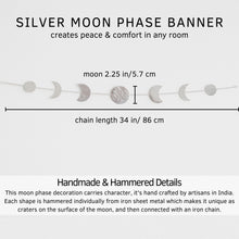 Moon Decor | Silver Banner (7 Moons)