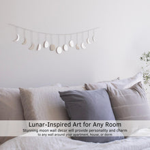 Moon Decor | Silver Garland (13 Moons)