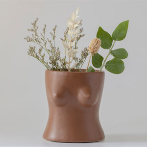 Body Vase - Top (Walnut Brown)