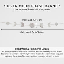 Moon Decor | Silver Banner (7 Moons)