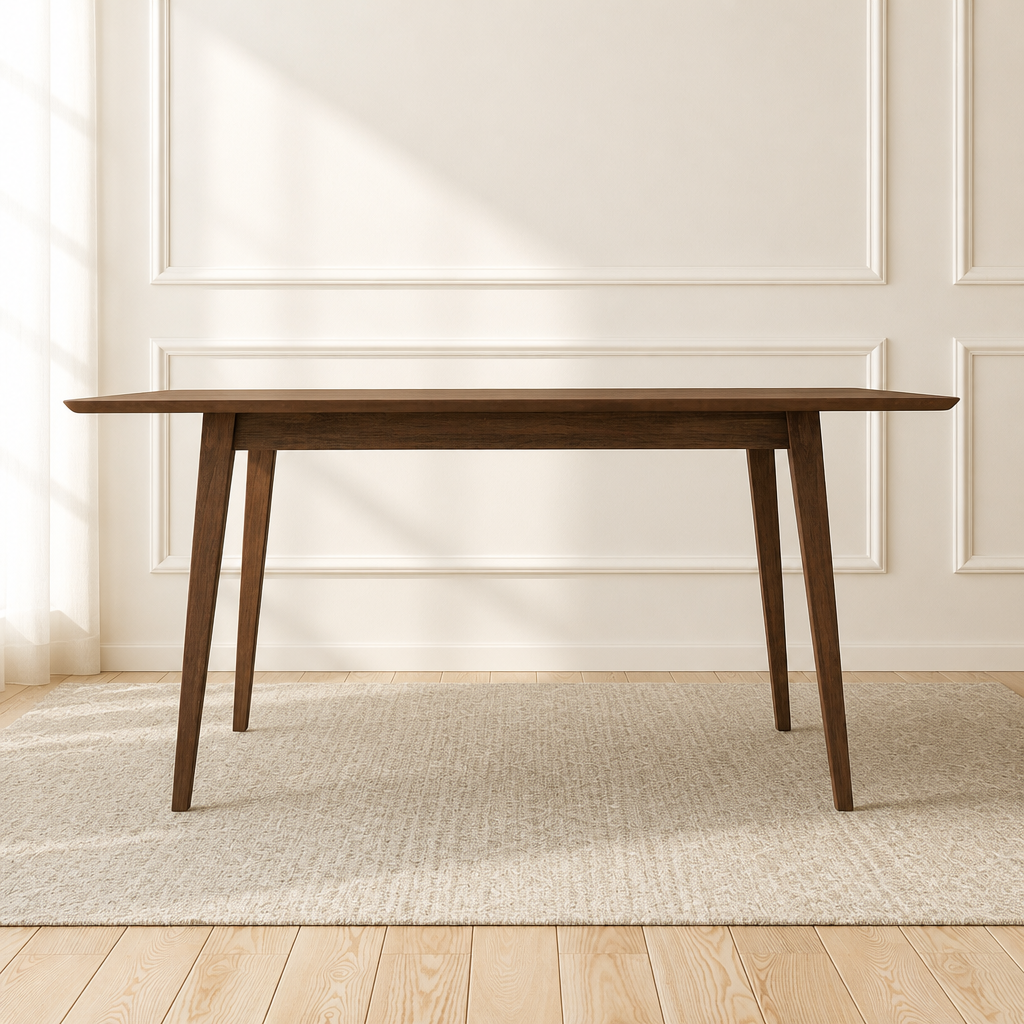 Levi Modern Style Solid Wood Rectangular Dining Kitchen Table